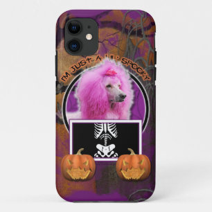 Coques Pour iPhone Halloween - juste un Lil éffrayant - caniche -