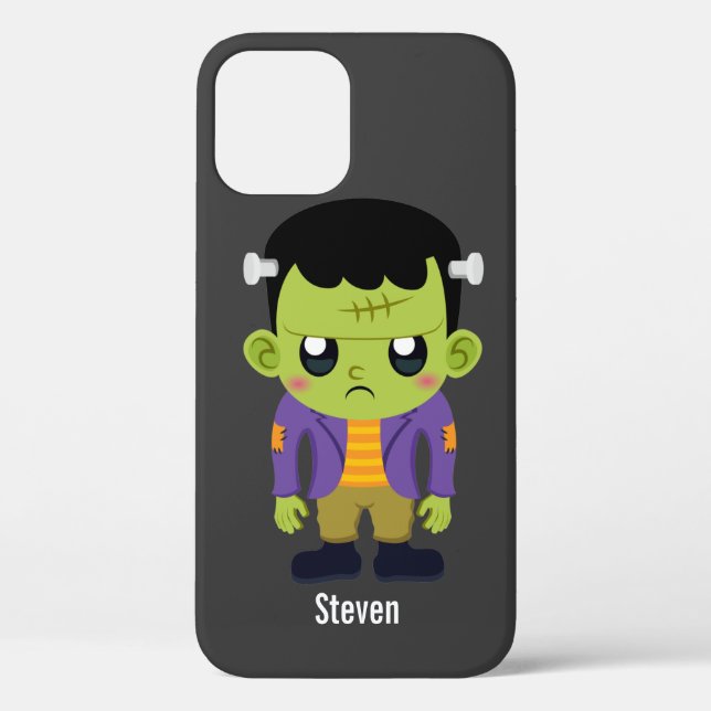 Coques Case-Mate iPhone Halloween monstre Frankenstein Green (Verso)