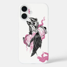 Halloween noir corbeau gothique Apple iPhone 16 Co