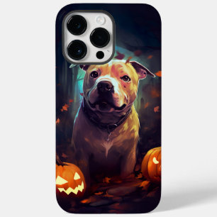 Coque Case-Mate iPhone Halloween Pitbull avec la peur Citrouille