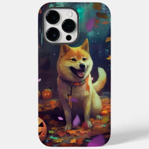 Coque Case-Mate iPhone Halloween Shiba Inu Avec La Peur Citrouille