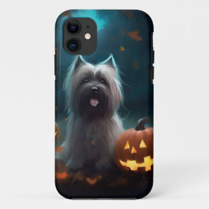 Case-Mate iPhone Case Halloween Skye Terrier Avec La Peur Citrouille