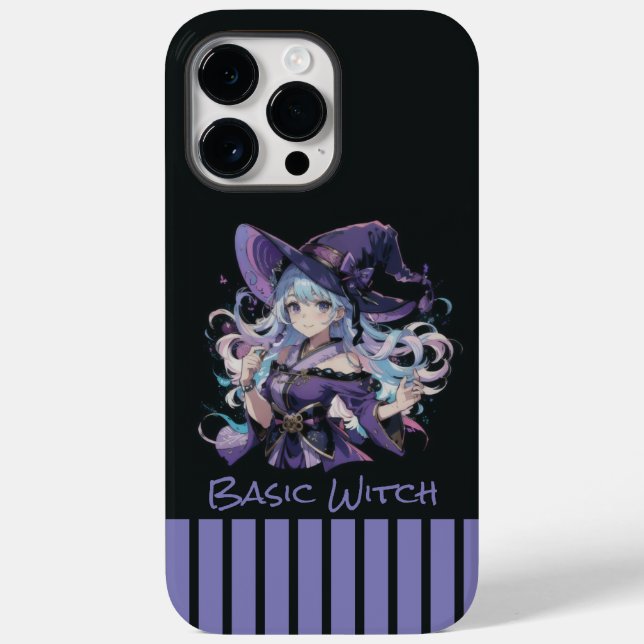 Coques Case-Mate iPhone Halloween/Sorcière/violet (Verso)