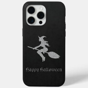 Coque Case-Mate iPhone Halloween sorcière volante en argent