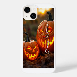 Coque Case-Mate iPhone Halloween style rétro Citrouille