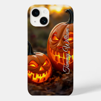 Coque Case-Mate iPhone Halloween style rétro Citrouille