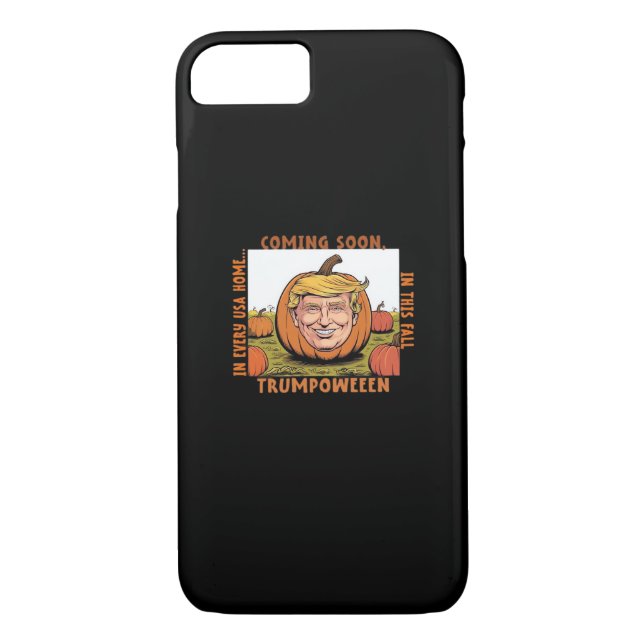 Coques Case-Mate iPhone Halloween - Trumpkin Election Classic (Dos)