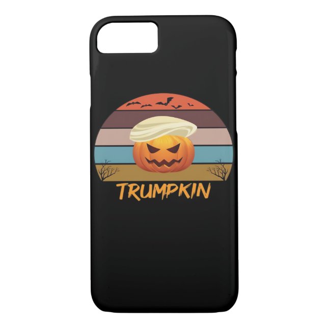Coques Case-Mate iPhone Halloween Trumpkin nous Vintage (Dos)