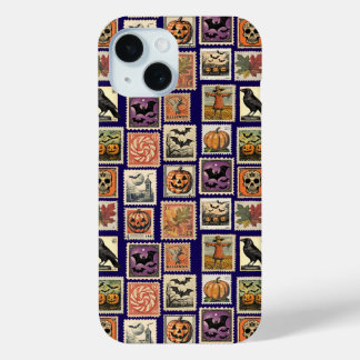 Coque Case-Mate iPhone Halloween Vintage Stamp Pattern