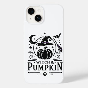 Coque Case-Mate iPhone Halloween Witch Casquette et Citrouille Design Mag