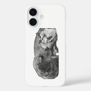 Coque Pour iPhone 16 Halo de poche, deux coeurs