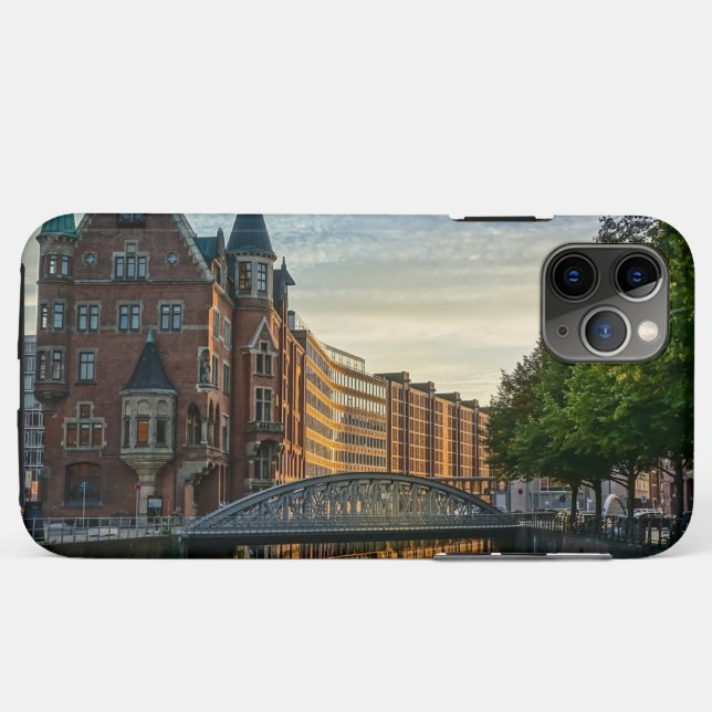 Coques Case-Mate iPhone Hambourg, Allemagne, City View (Dos (Horizontal))