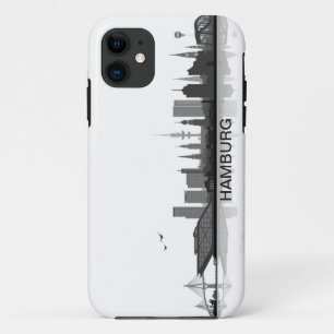 Coque iPhone 11 Hamburg skyline iPhone 5 sleeve/case