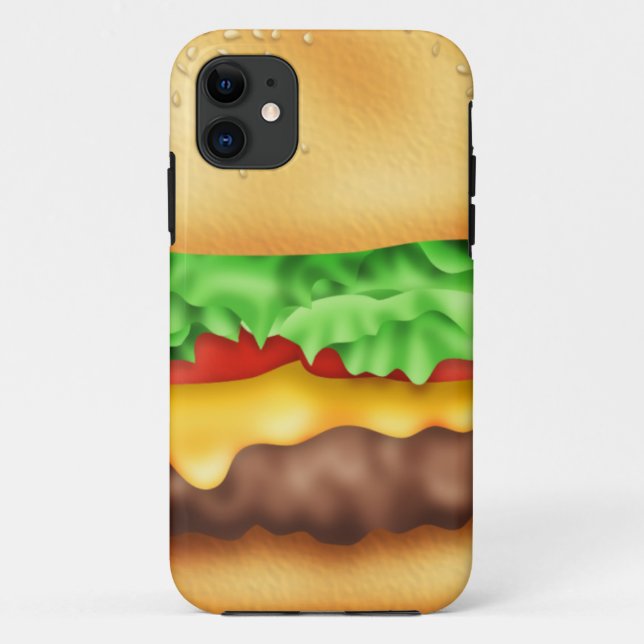Coques Case-Mate iPhone Hamburger avec tout ! (Dos)