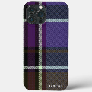Coques Pour iPhone HAMbWG Boîtier de téléphone Xtreme dur - Plaid vio