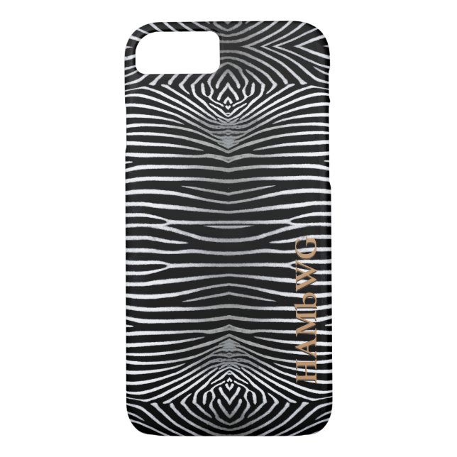Coques Case-Mate iPhone HAMbWG - motif inspiré par Zebra (Dos)