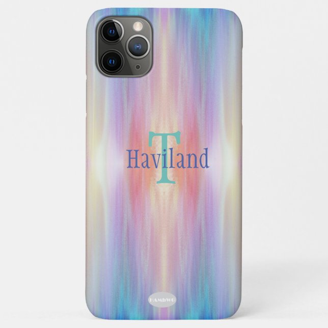 Coques Case-Mate iPhone HAMbyWG Noir avec look pastel doux (Dos)