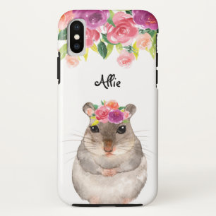 Case-Mate iPhone Case Hamster et fleurs personnalisés