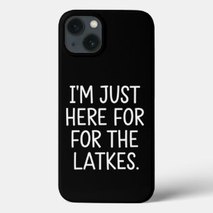 Case-Mate iPhone Case Hanukkah Je Suis Là Juste Pour Les Latkes Juif 