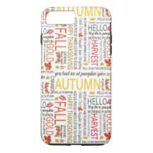 Happy Fall cite un texte coloré moderne