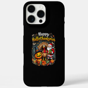 Coque iPhone 16 Pro Max Happy Hallo Merci mas Joyeux Noël Père Noël