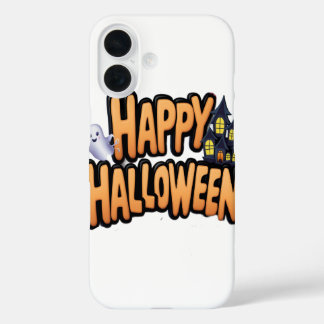 Coque Pour iPhone 16 Happy Halloween 