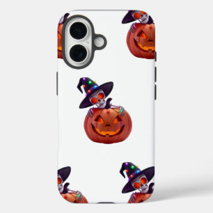 Coque Pour iPhone 16 Happy Halloween - Magie d'Halloween Citrouille