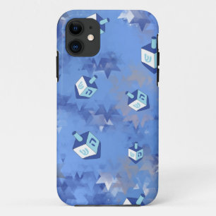 Coques Pour iPhone Happy Hanoukka Falling Stars and Dreidels