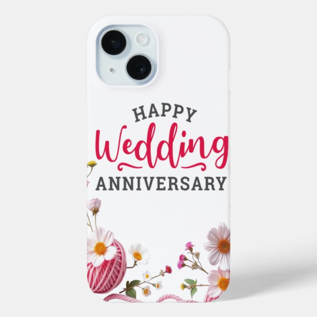 Coques Case-Mate iPhone Happy women's anniversary  (Verso)