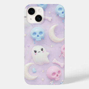Coque Case-Mate iPhone Harajuku Style : Crânes et fantômes par Natasha Us