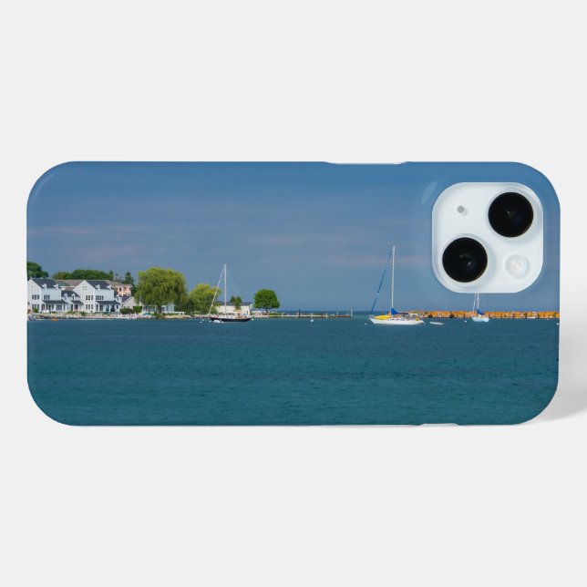 Coques Case-Mate iPhone Harbour Mackinac Island Coque-coque iphone-Mate (Verso (horizontal))