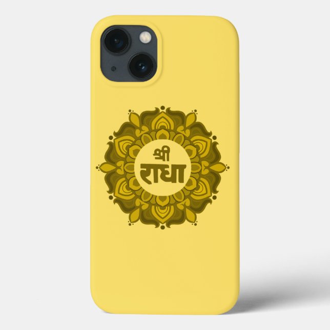 Coques Case-Mate iPhone Hare Krishna - Sri Radhe - Radha Krishna mandala (Verso)