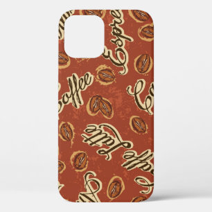 Case-Mate iPhone Case Haricots de café et typographie couteaux de grunge
