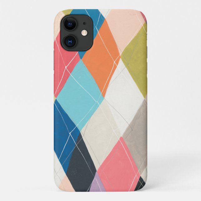 Coques Case-Mate iPhone Harlequin Hopscotch - Motif Jacquard (Dos)