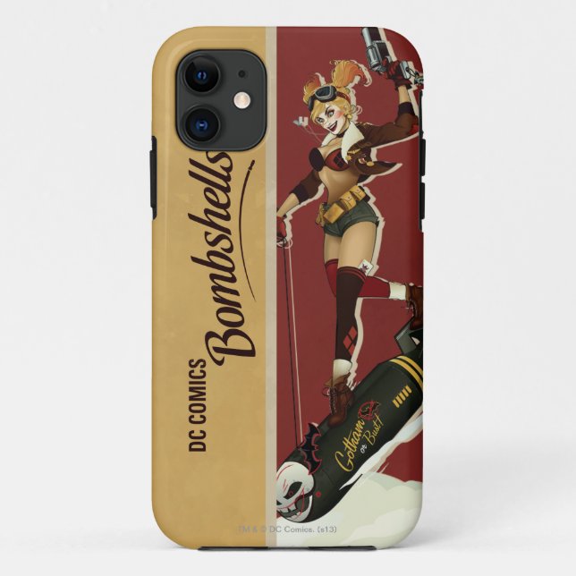 Coques Case-Mate iPhone Harley Quinn Bombshells Pinup (Dos)