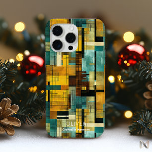 Coque Case-Mate iPhone Harmonie Abstraite géométrique - Terre sophistiqué