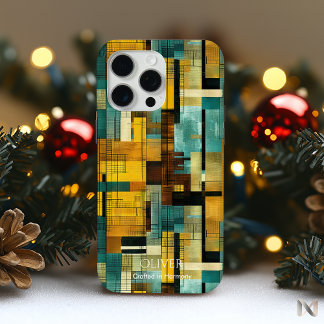 Coque Case-Mate iPhone Harmonie Abstraite géométrique - Terre sophistiqué