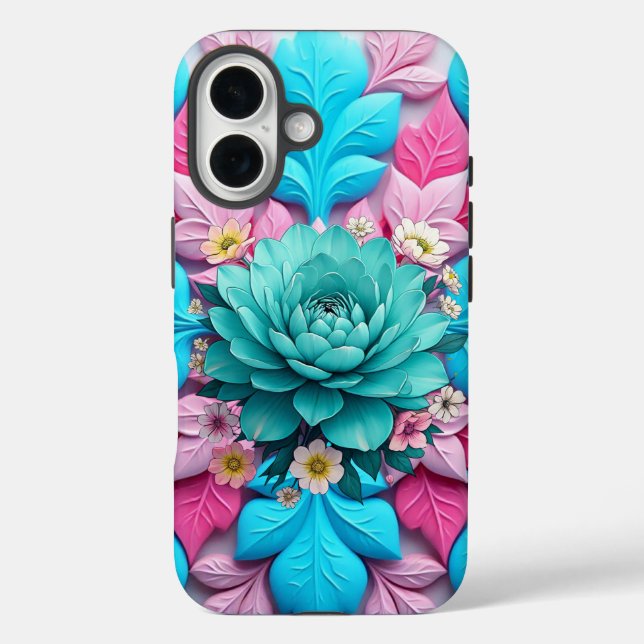 Coques Case-Mate iPhone "Harmonie de la Bleur Bleue" (Verso)