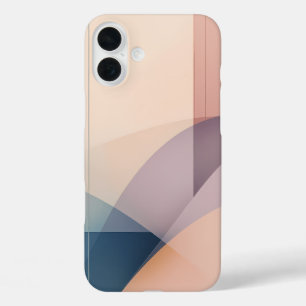 Coque Pour iPhone 16 Plus Harmonie Éthérée Abstrait Art Pastel Couleurs Desi
