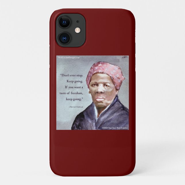 Coques Case-Mate iPhone Harriet Tubman & Citation (Dos)