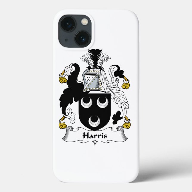 Coques Case-Mate iPhone Harris Family Crest (Verso)