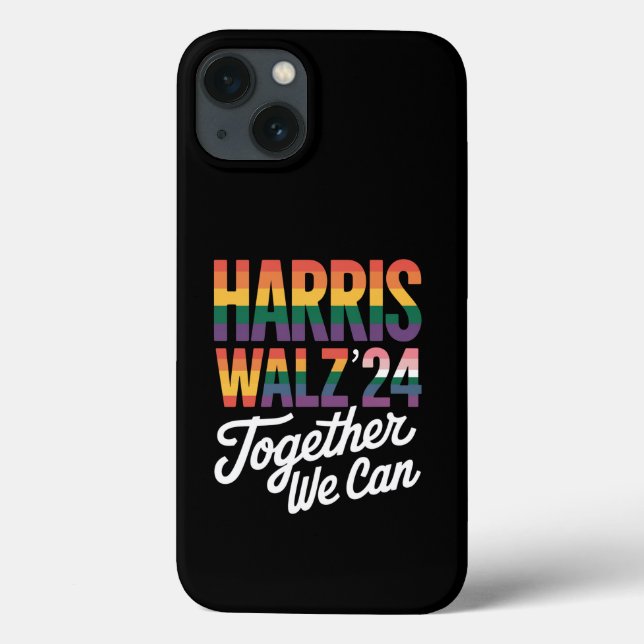 Coques Case-Mate iPhone Harris Walz 2024 Ensemble Nous Pouvons Élection LG (Verso)