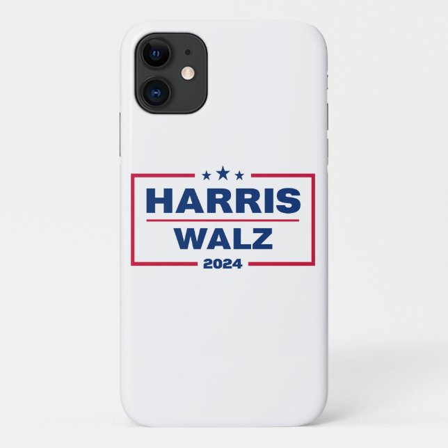 Coques Case-Mate iPhone Harris Walz 2024 Kamala Harris Tim Walz Election (Dos)