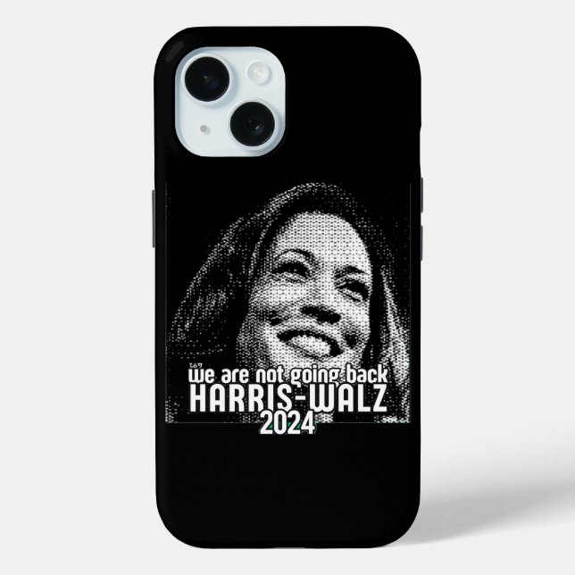 COQUES Case-Mate iPhone HARRIS-WALZ 2024 NOUS NE REVIENDRONS PAS (Verso)