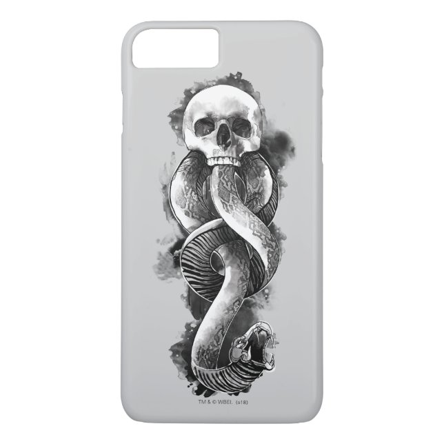 Coques Case-Mate iPhone Harry Potter | Aquarelle de marque foncée (Dos)