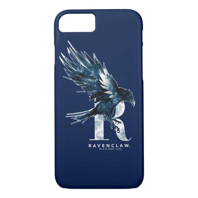 Coques Case-Mate iPhone Harry Potter | Aquarelle RAVENCLAW™ Raven (Dos)