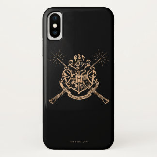 Coques Pour iPhone Harry Potter | Armoiries de Hogwarts avec Baguette
