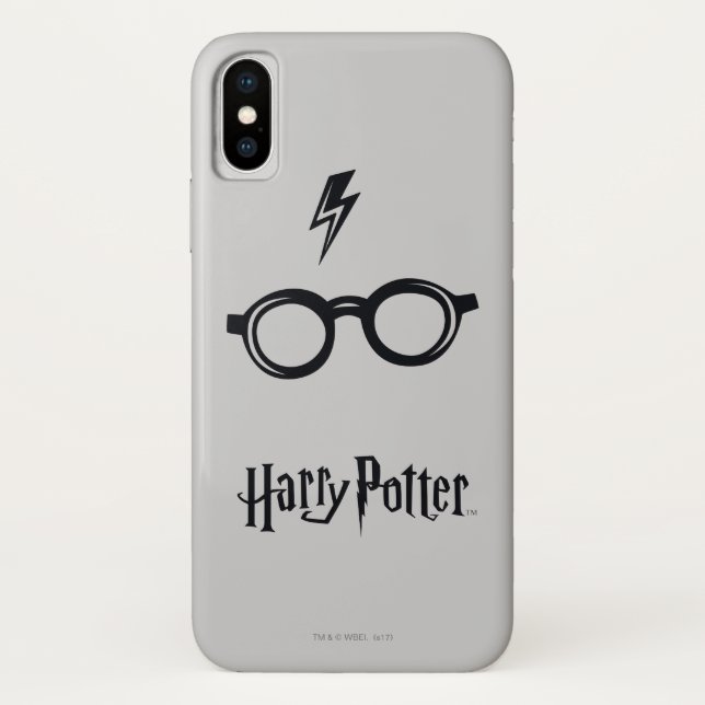 Coques Case-Mate iPhone Harry Potter | Cicatrice de foudre et Lunettes (Dos)