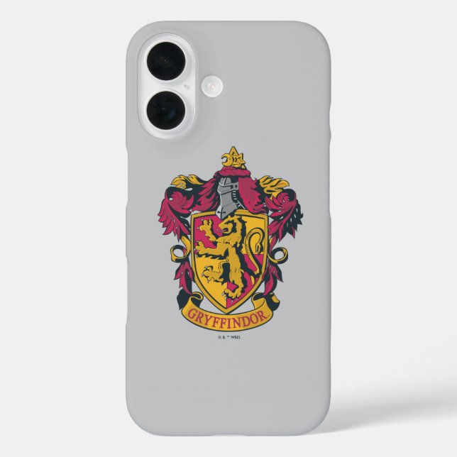 Coques Case-Mate iPhone Harry Potter | Gryffindor Crest Gold et Rouge (Verso)