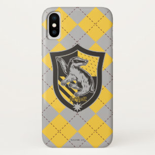 Coque iPhone X Harry Potter   Hufflepuff House Pride Crest